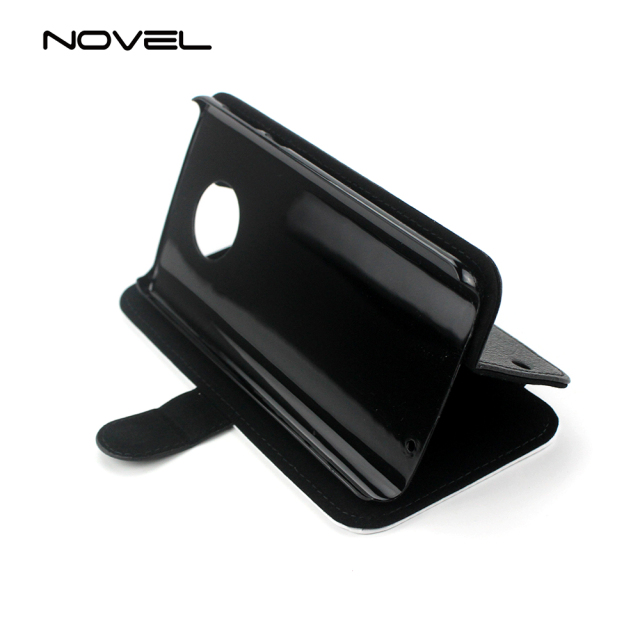 For Moto G6 Plus Design Sublimation Blank PU Leather Flip Mobile Phone Case