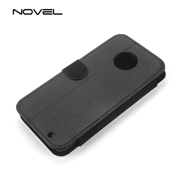 For Moto G6 Plus Design Sublimation Blank PU Leather Flip Mobile Phone Case