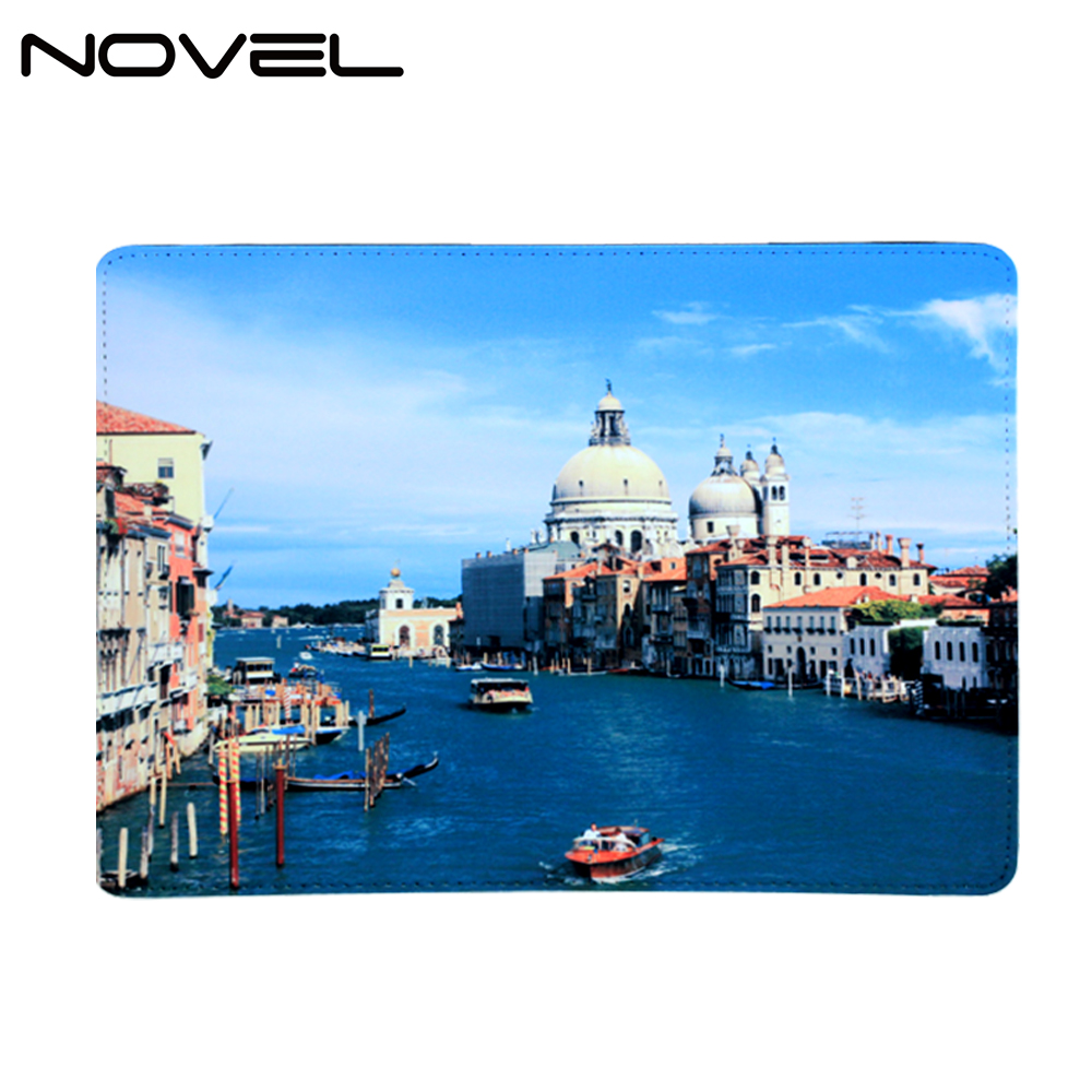 Discount Hot Selling! Sublimation Blank PU Leather Mouse Pad With Different Shapes Wholesale PU Leather Desk Mat Gaming Mouse Pad
