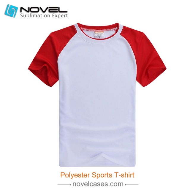 Sublimation Polyester Sports T-Shirt For Men/Women/Children