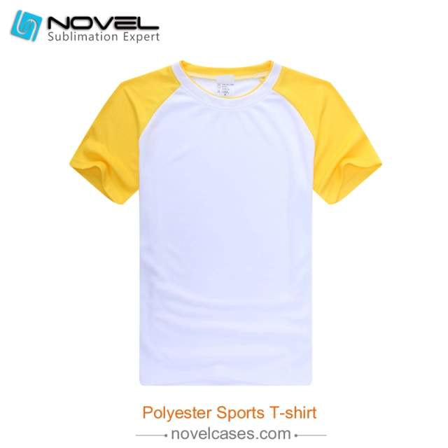 Sublimation Polyester Sports T-Shirt For Men/Women/Children