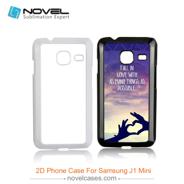 For Galaxy J1 Mini Sublimation 2D Blank Plastic Phone Back Case
