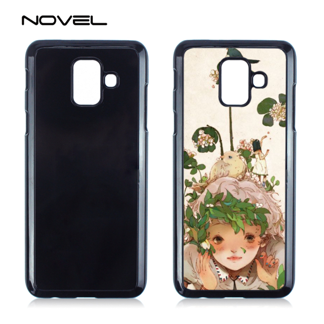 For Galaxy A6 Custom Design 2D Sublimation Hard PC Cell Phone Back Shell Cover