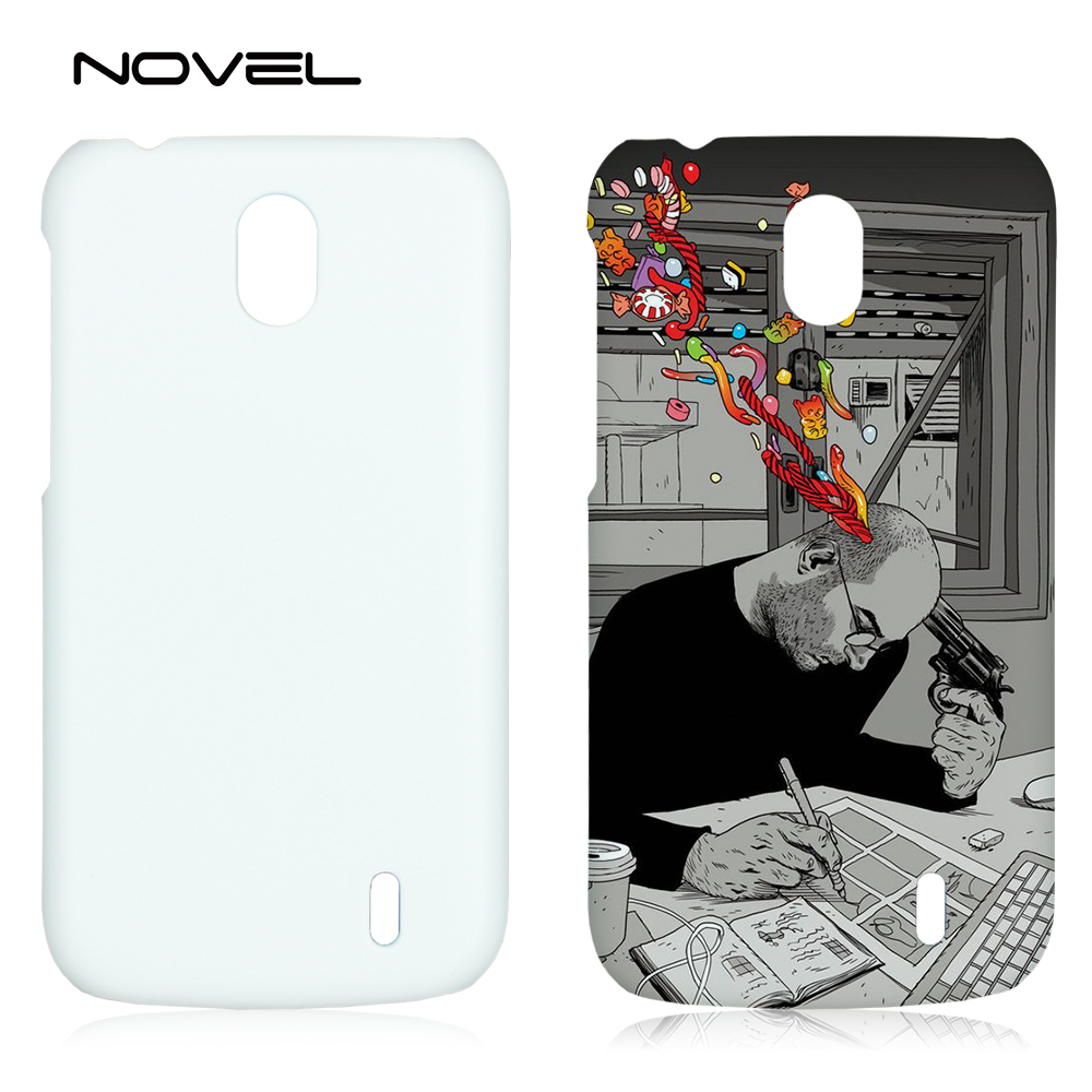 For Nokia 1 Sublimation 3D Blank Plastic Phone Back Shell Case Cover