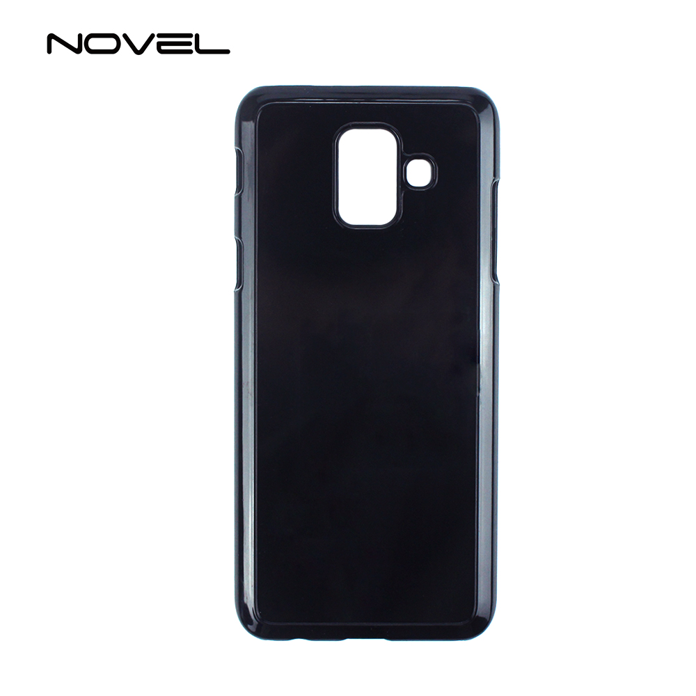 For Galaxy A6 Custom Design 2D Sublimation Hard PC Cell Phone Back Shell Cover