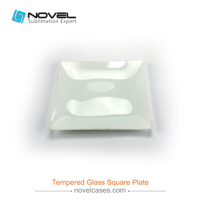Custom Sublimation Blank Tempered Glass Square Plate