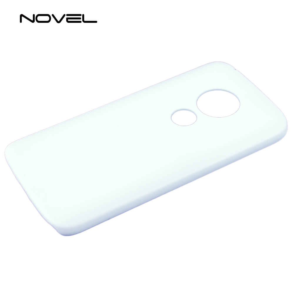 For Moto E5 Play Blank Sublimation 3D Polymer Phone Cover Case