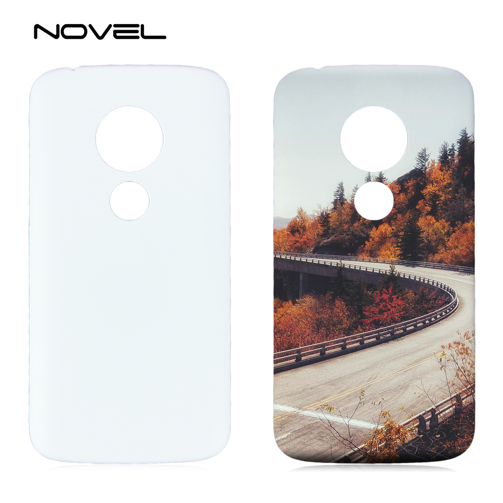 For Moto E5 Play Blank Sublimation 3D Polymer Phone Cover Case