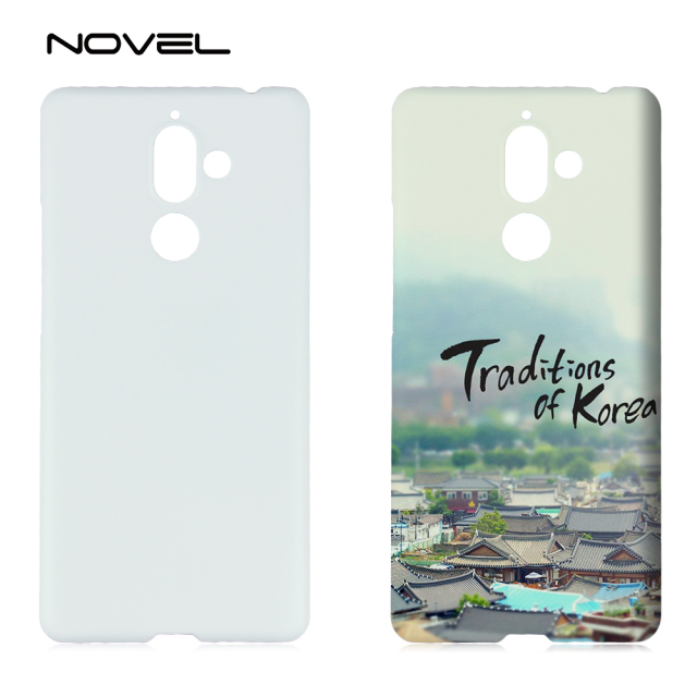 For Nokia 7 Plus Sublimation 3D Blank Polymer PC Smartphone Back Case