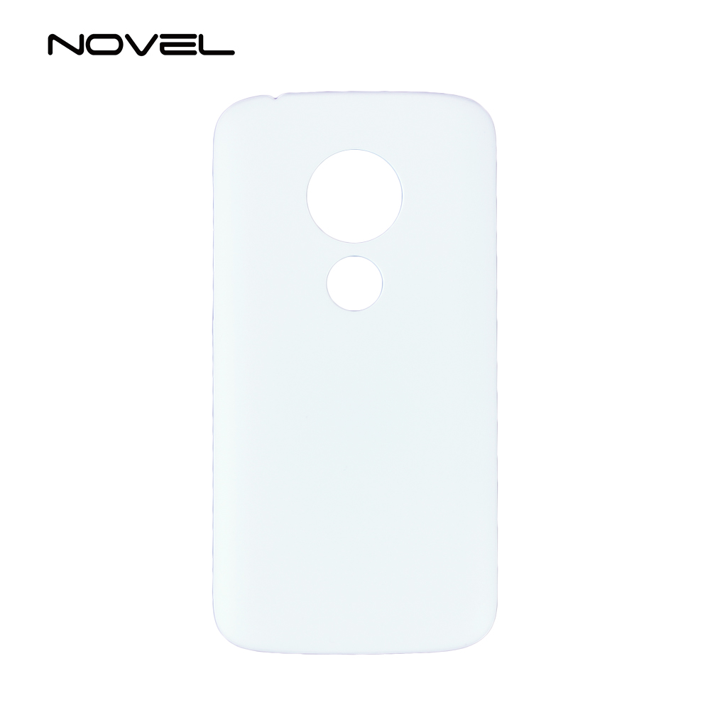 For Moto E5 Play Blank Sublimation 3D Polymer Phone Cover Case