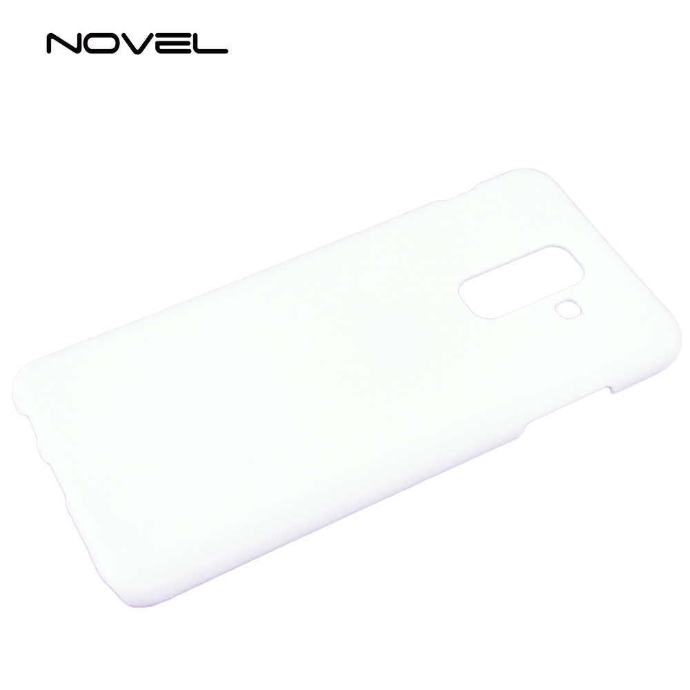 For Galaxy A6 Plus Custom Sublimation 3D Blank PC Mobile Phone Back Shell Case