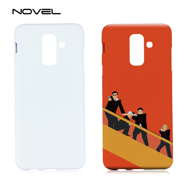 For Galaxy A6 Plus Custom Sublimation 3D Blank PC Mobile Phone Back Shell Case