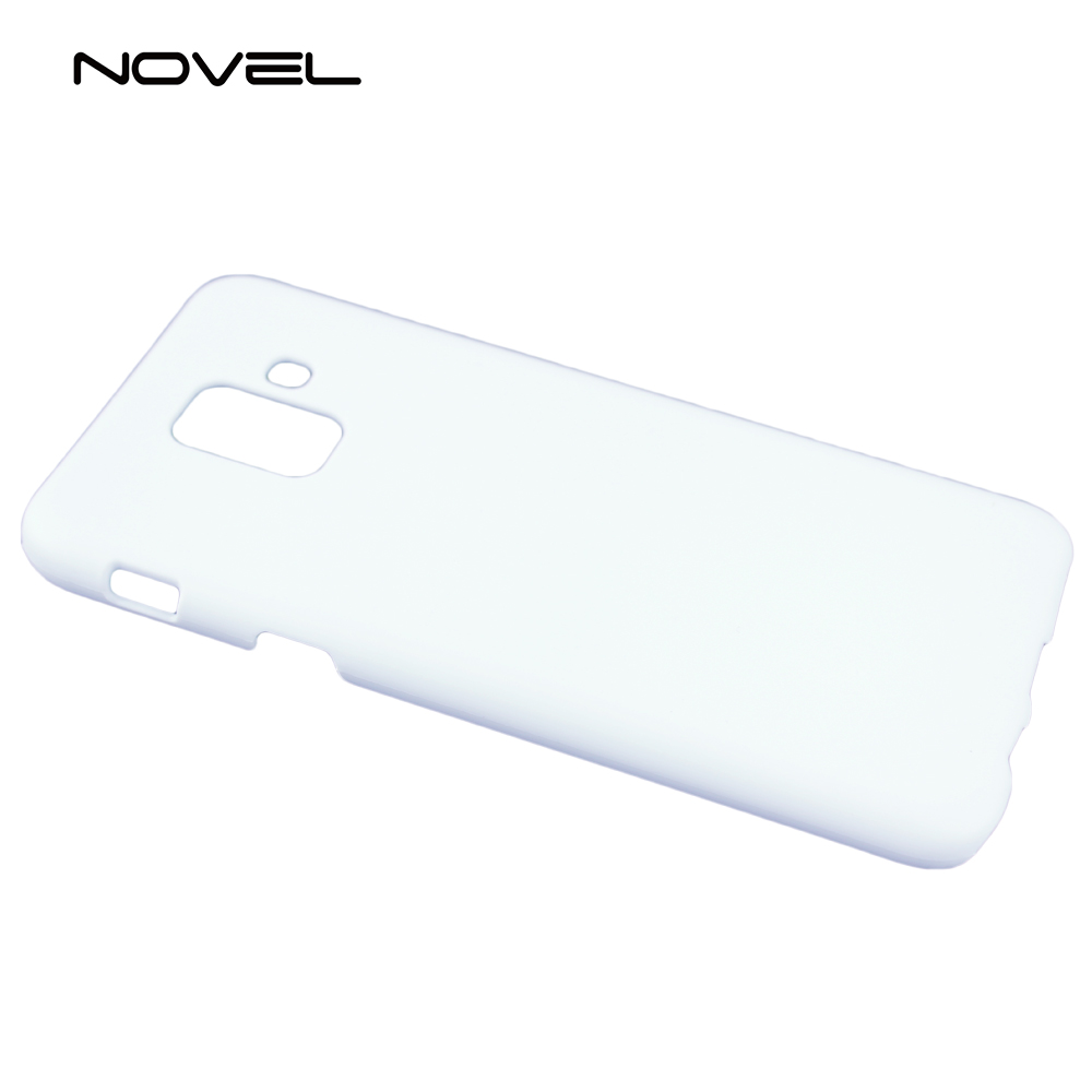 For Galaxy A6 Sublimation 3D Blank Plastic Cell Phone Back Case Cover