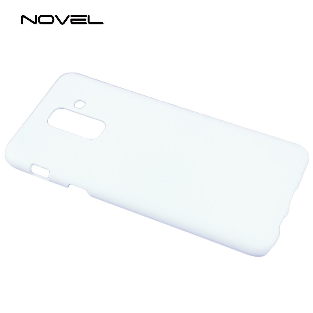 For Galaxy A6 Plus Custom Sublimation 3D Blank PC Mobile Phone Back Shell Case