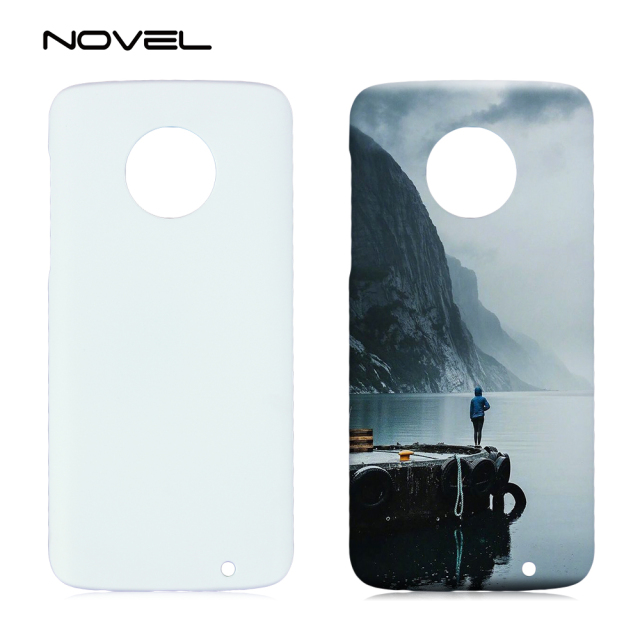 For Moto G6 Plus Sublimation Blank 3D Polymer Cell Phone Back Cover