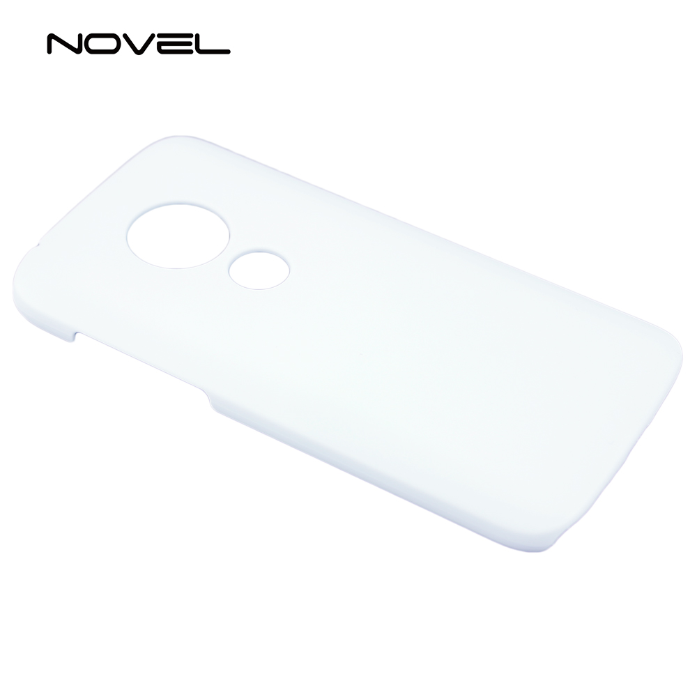 For Moto E5 Play Blank Sublimation 3D Polymer Phone Cover Case