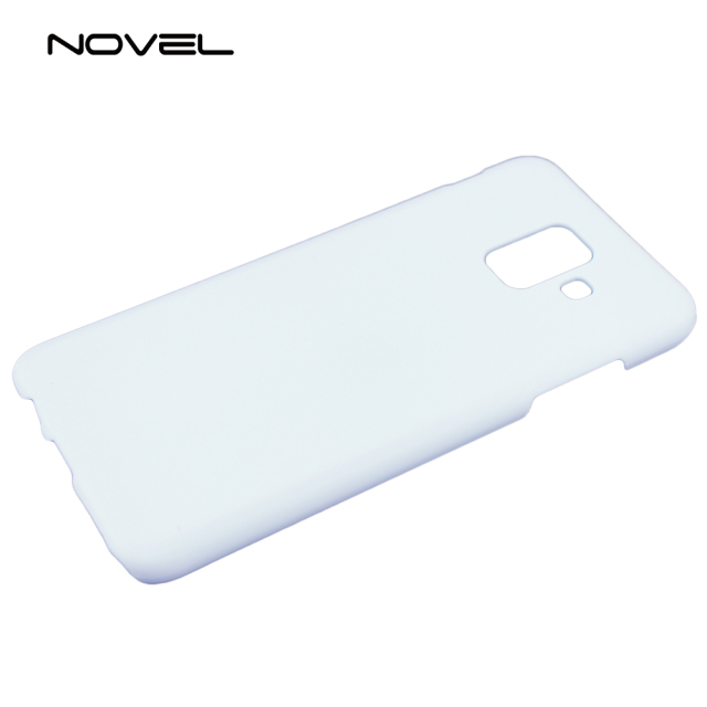 For Galaxy A6 Sublimation 3D Blank Plastic Cell Phone Back Case Cover