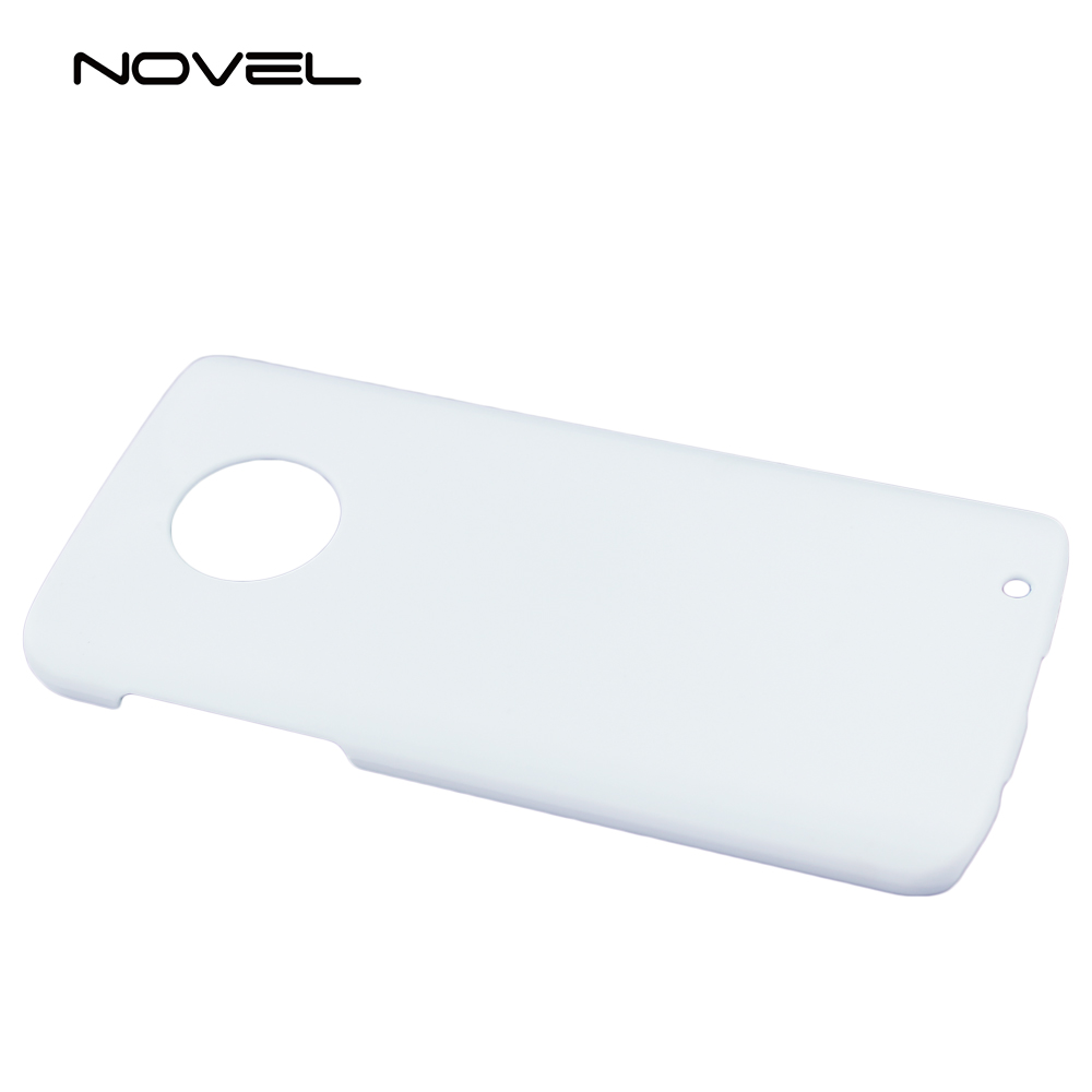 For Moto G6 Plus Sublimation Blank 3D Polymer Cell Phone Back Cover