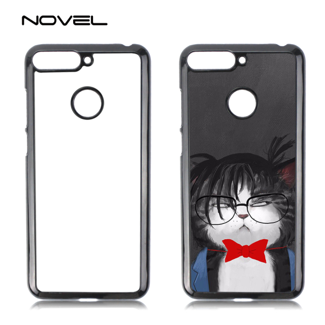 For Huawei Honor 7A With Fingerprint Hole Custom Sublimation 2D PC Cell Phone Back Shell Case