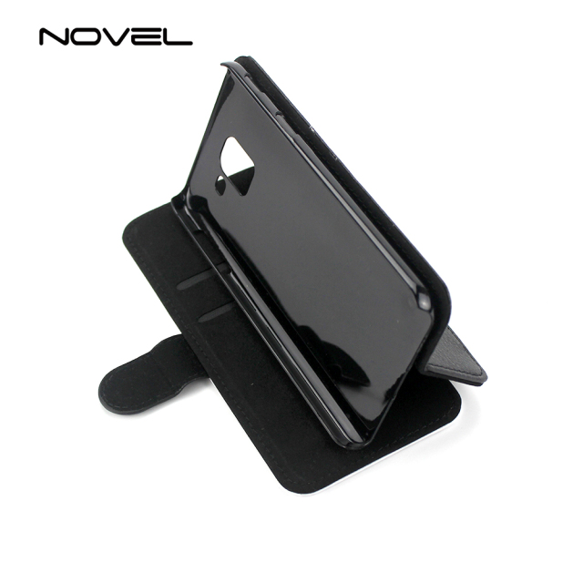 For Galaxy J6 2018 Europe Version Blank Sublimation PU Leathe Flip Phone Case