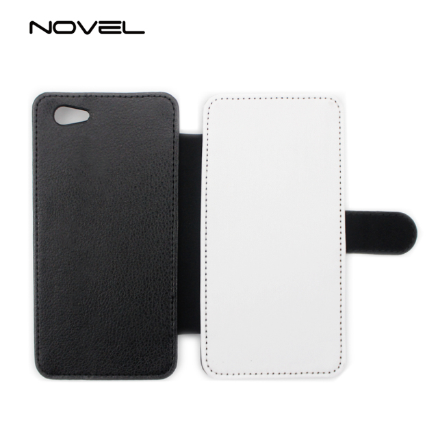 For Vivo Y83 Sublimation Blank PU Leather Flip Phone Case Wallet