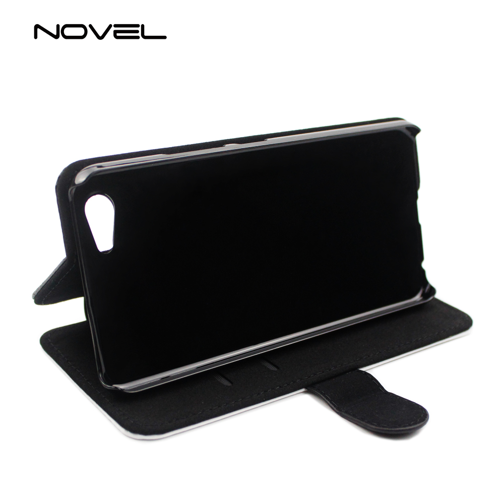 For Vivo Y83 Sublimation Blank PU Leather Flip Phone Case Wallet