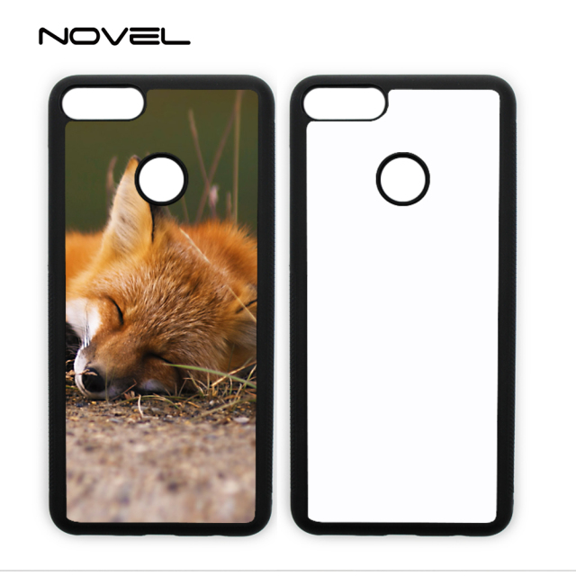 For Huawei Y9 2018 Sublimation Blank 2D TPU Rubber Mobile Phone Case Cover