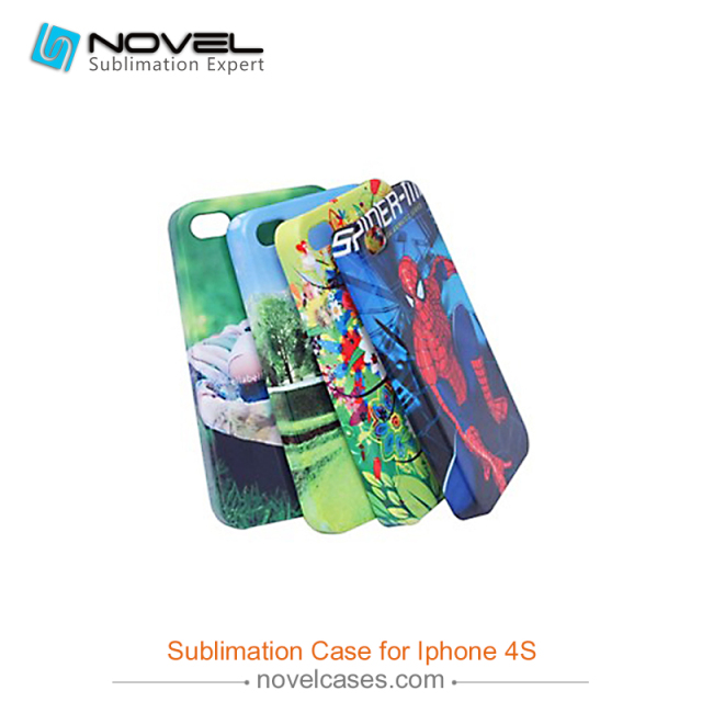 For iPhone 4/4S Blank 3D Sublimation Plastic Phone Case