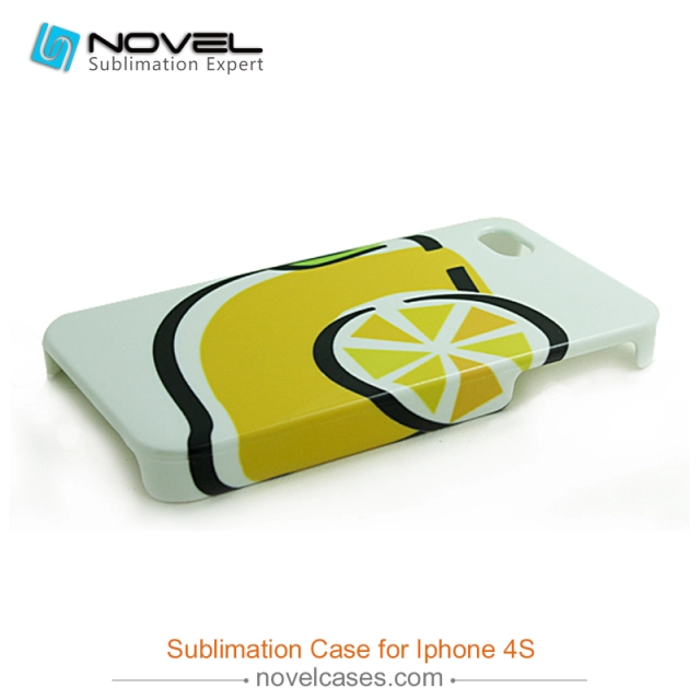 For iPhone 4/4S Blank 3D Sublimation Plastic Phone Case