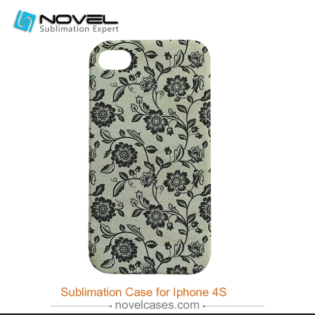 For iPhone 4/4S Blank 3D Sublimation Plastic Phone Case