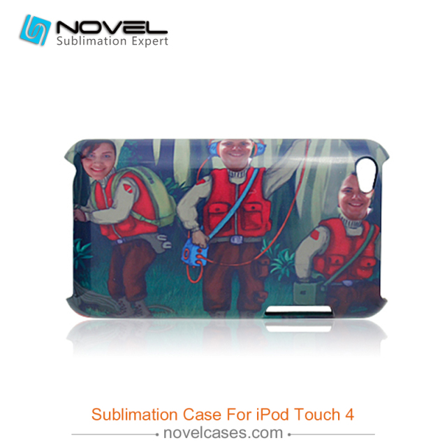 For iPod Touch 4 Blank Sublimation 3D Plastic Phone Case