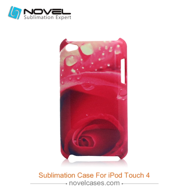 For iPod Touch 4 Blank Sublimation 3D Plastic Phone Case