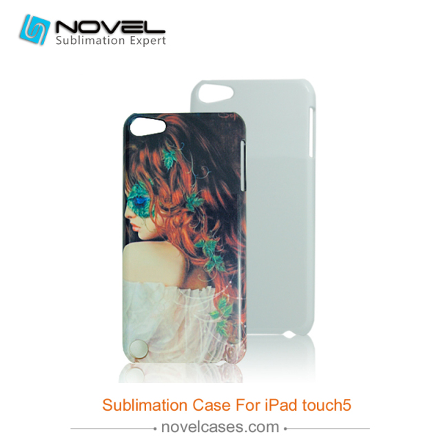 For iPod Touch 5 Custom Sublimation Blank 3D Phone Back Case