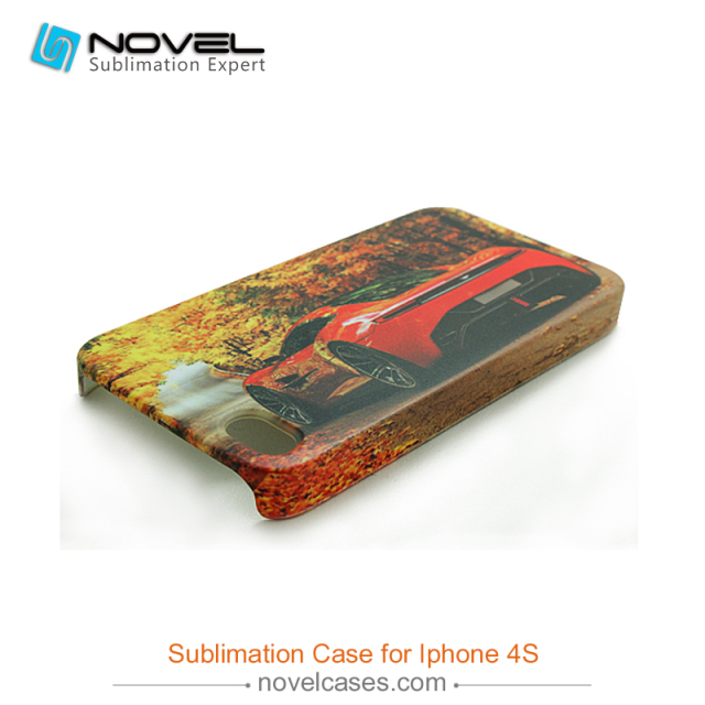 For iPhone 4/4S Blank 3D Sublimation Plastic Phone Case