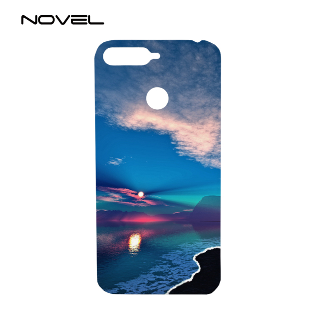 For Huawei Honor 7A With Fingerprint Custom Sublimation 3D Blank PC Mobile Phone Back Cover