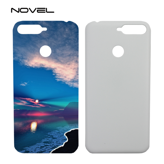For Huawei Honor 7A With Fingerprint Custom Sublimation 3D Blank PC Mobile Phone Back Cover