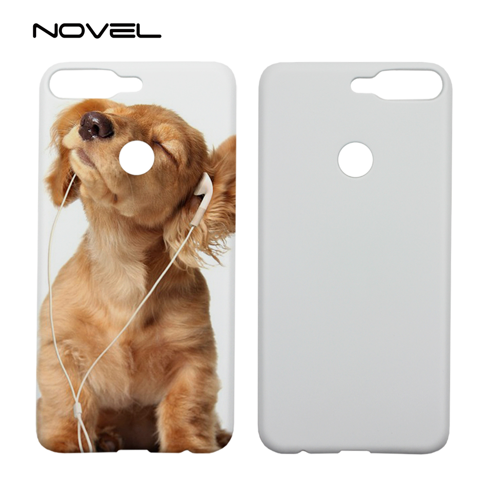 For Huawei Honor 7C/Y7 Pro 2018 Sublimation Blank 3D PC Phone Back Shell Case