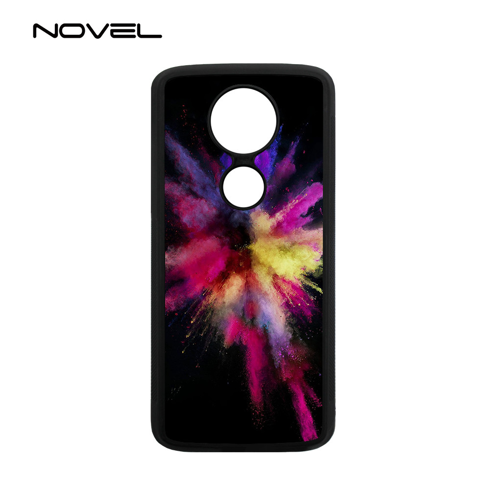 For Moto E4 Plus,E5 Plus Custom Sublimation Blank 2D TPU Rubber Cell Phone Case