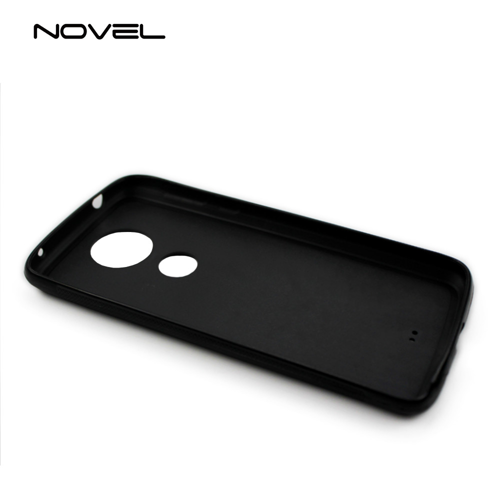 For Moto E4 Plus,E5 Plus Custom Sublimation Blank 2D TPU Rubber Cell Phone Case