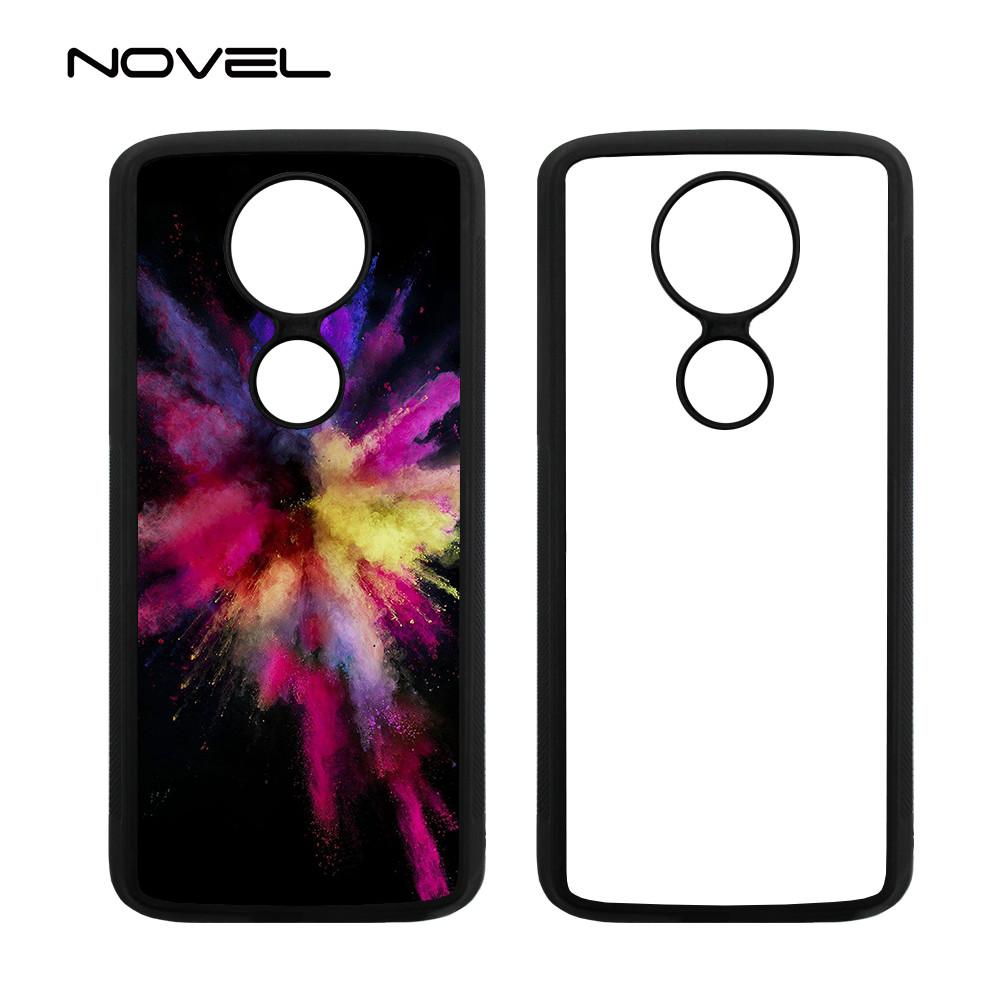 For Moto E4 Plus,E5 Plus Custom Sublimation Blank 2D TPU Rubber Cell Phone Case