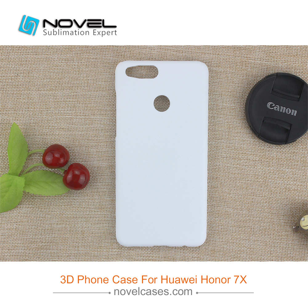 For Huawei Honor 7X Sublimation Blank 3D PC Mobile Phone Back Case