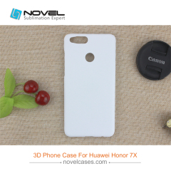 For Huawei Honor 7X Sublimation Blank 3D PC Mobile Phone Back Case