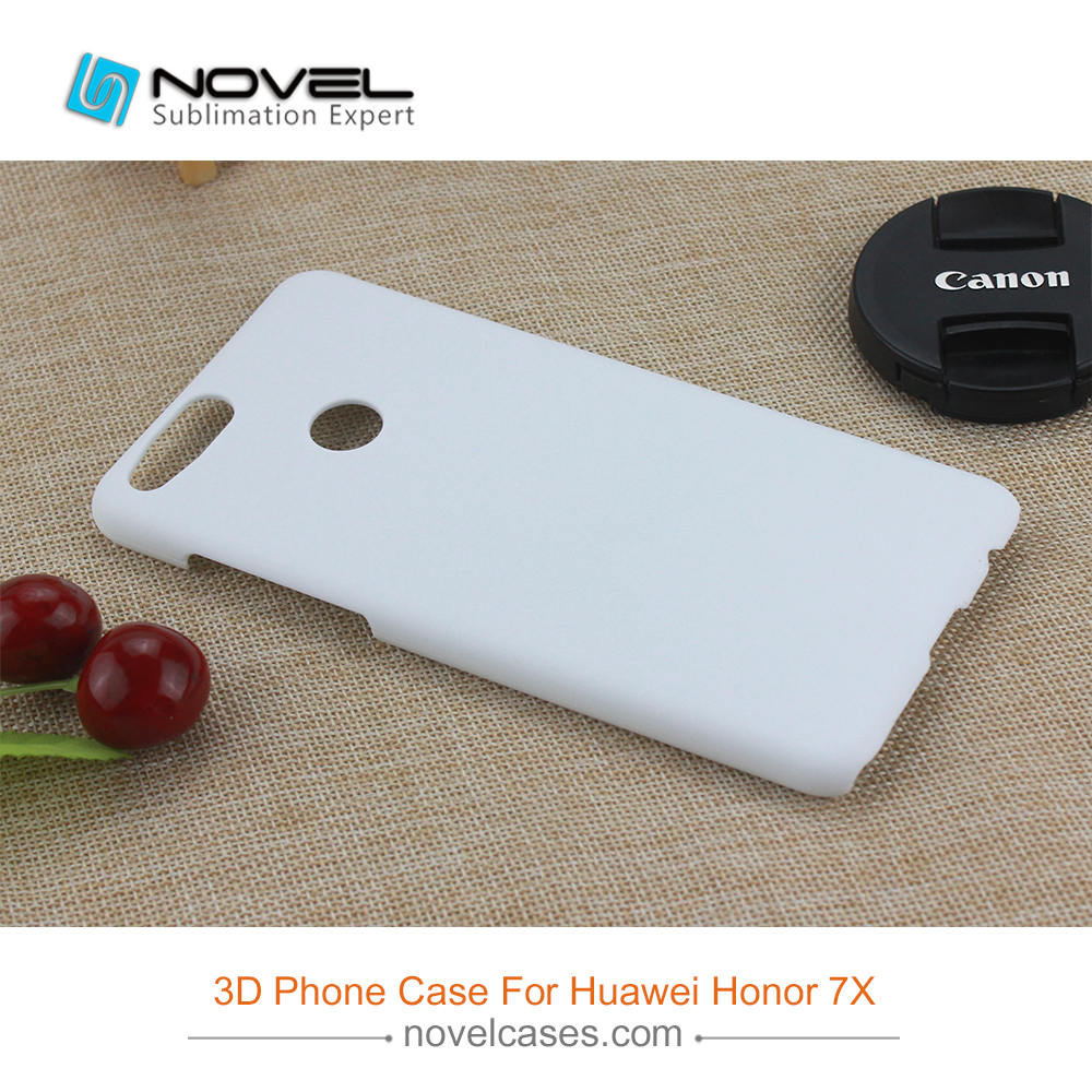 For Huawei Honor 7X Sublimation Blank 3D PC Mobile Phone Back Case