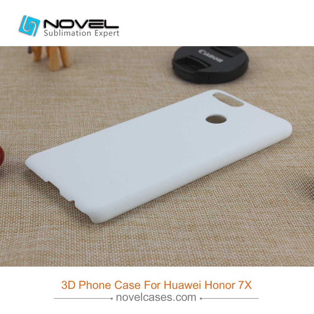 For Huawei Honor 7X Sublimation Blank 3D PC Mobile Phone Back Case