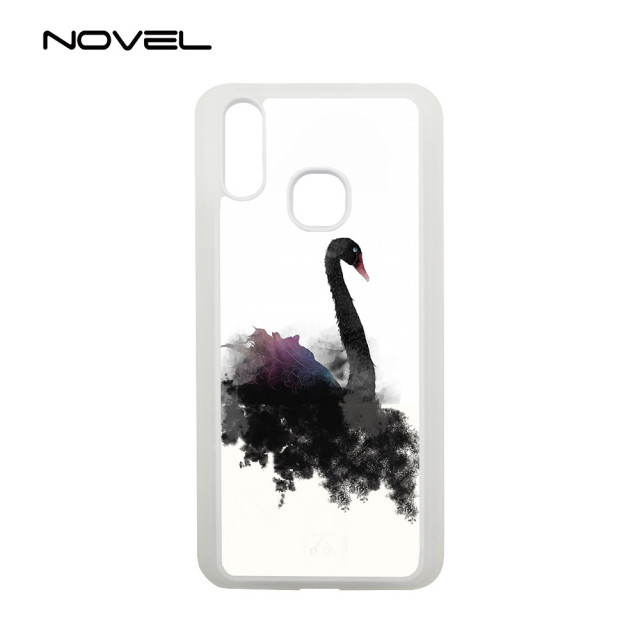 For Vivo X21 Sublimation Blank 2D TPU Silicone Phone Back Shell Case