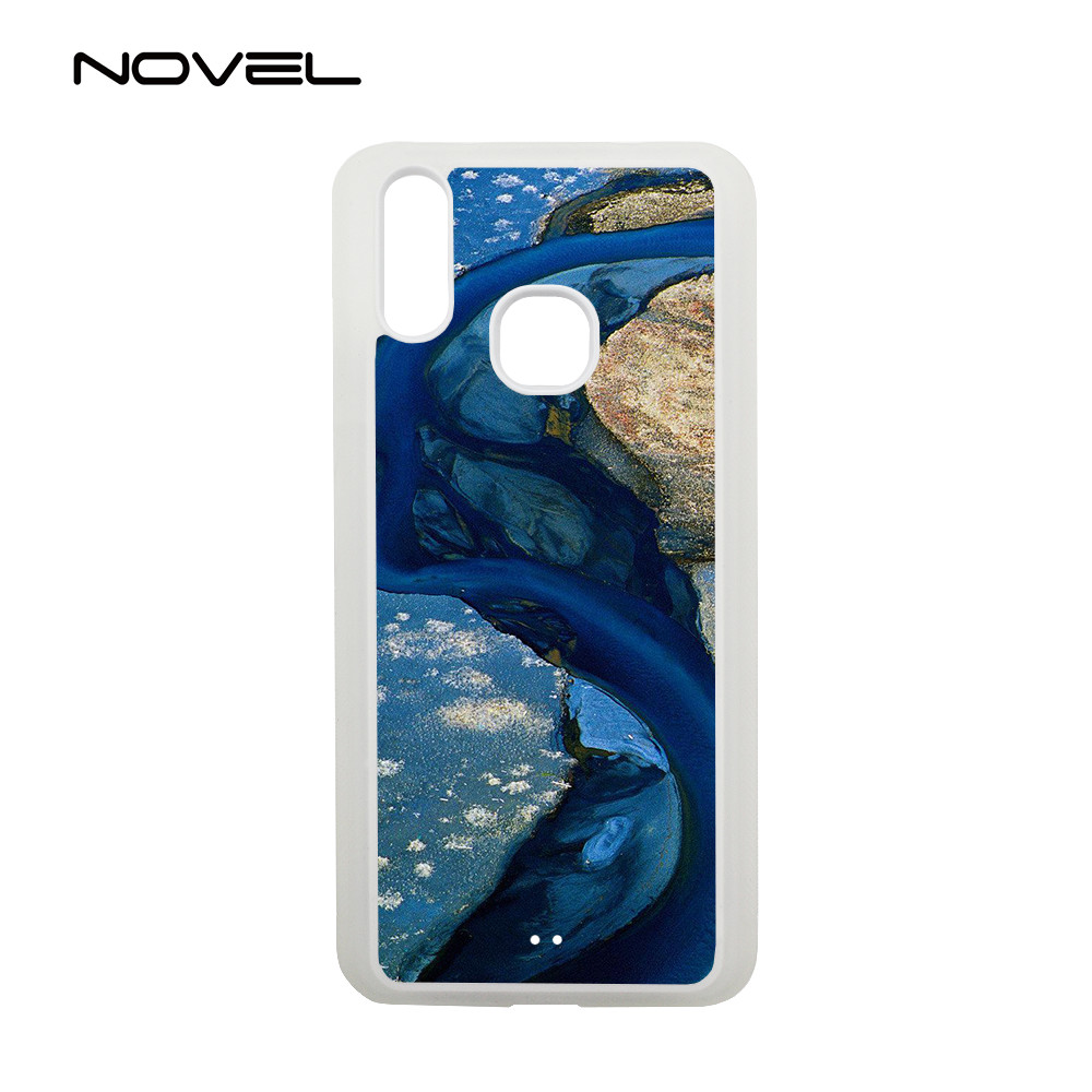 For Vivo X21 Sublimation Blank 2D TPU Silicone Phone Back Shell Case