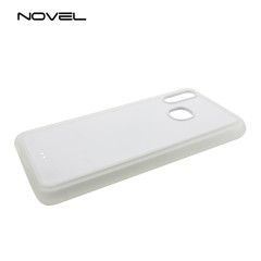 For Vivo X21 Sublimation Blank 2D TPU Silicone Phone Back Shell Case