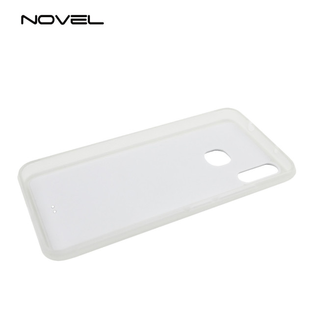 For Vivo X21 Sublimation Blank 2D TPU Silicone Phone Back Shell Case