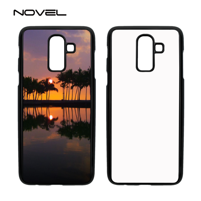 For Galaxy J8 2018 Sublimation 2D Blank Plastic Cell Phone Case Cover