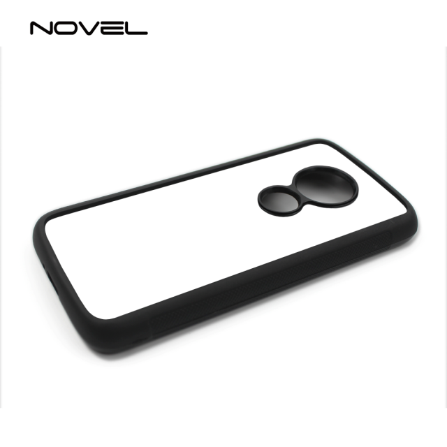 For Moto E5/G6 Play Blank Sublimation 2D Silicone TPU Cell Phone Back Case